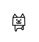 シンプル犬スタンプ（個別スタンプ：22）