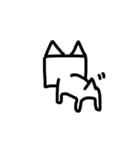 シンプル犬スタンプ（個別スタンプ：27）