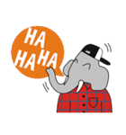 AUGUN (Elephant hipster)（個別スタンプ：5）