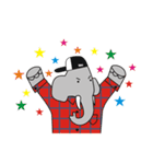 AUGUN (Elephant hipster)（個別スタンプ：6）