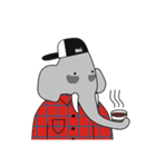 AUGUN (Elephant hipster)（個別スタンプ：10）