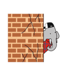 AUGUN (Elephant hipster)（個別スタンプ：18）