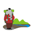 AUGUN (Elephant hipster)（個別スタンプ：26）