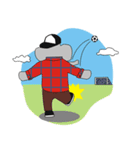 AUGUN (Elephant hipster)（個別スタンプ：28）