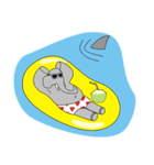 AUGUN (Elephant hipster)（個別スタンプ：31）