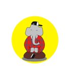 AUGUN (Elephant hipster)（個別スタンプ：32）