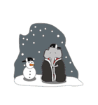 AUGUN (Elephant hipster)（個別スタンプ：36）
