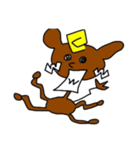 背が高い犬（個別スタンプ：11）