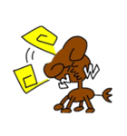 背が高い犬（個別スタンプ：25）