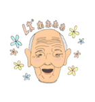 笑うおじぃちゃん（個別スタンプ：40）