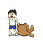 Khaopoon ＆ teddy Bear (Japan)（個別スタンプ：7）