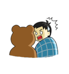 Khaopoon ＆ teddy Bear (Japan)（個別スタンプ：10）