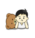 Khaopoon ＆ teddy Bear (Japan)（個別スタンプ：20）