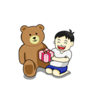 Khaopoon ＆ teddy Bear (Japan)（個別スタンプ：21）