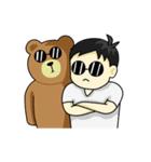Khaopoon ＆ teddy Bear (Japan)（個別スタンプ：28）