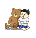 Khaopoon ＆ teddy Bear (Japan)（個別スタンプ：31）