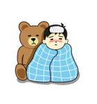 Khaopoon ＆ teddy Bear (Japan)（個別スタンプ：32）
