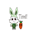 Camouflage rabbit ＆  carrots（個別スタンプ：20）