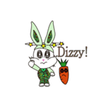 Camouflage rabbit ＆  carrots（個別スタンプ：22）