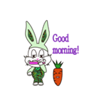 Camouflage rabbit ＆  carrots（個別スタンプ：33）