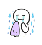 ななし君と寝袋うさぎ（個別スタンプ：4）