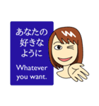 Easy英会話スタンプ by Mirai-chan 3（個別スタンプ：5）