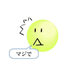 文字顔文字（個別スタンプ：28）