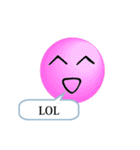 文字顔文字（個別スタンプ：34）