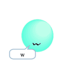 文字顔文字（個別スタンプ：37）