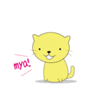 ネコのきいろ（個別スタンプ：21）