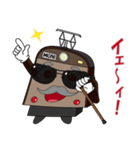 電車 モニじぃ（個別スタンプ：1）