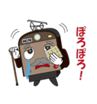 電車 モニじぃ（個別スタンプ：15）