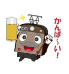 電車 モニじぃ（個別スタンプ：24）