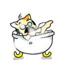 ☆オヤジ猫☆（個別スタンプ：8）