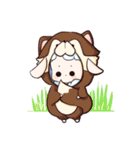 ふわふわヒツジ（個別スタンプ：4）