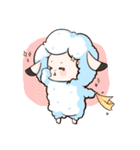 ふわふわヒツジ（個別スタンプ：10）