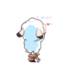 ふわふわヒツジ（個別スタンプ：12）