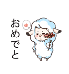 ふわふわヒツジ（個別スタンプ：21）