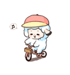 ふわふわヒツジ（個別スタンプ：34）