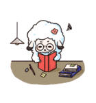 ふわふわヒツジ（個別スタンプ：40）