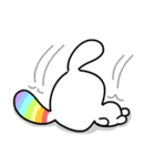 Happy Rainbow Rabbit ( Japan )（個別スタンプ：17）