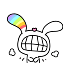 Happy Rainbow Rabbit ( Japan )（個別スタンプ：18）