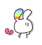 Happy Rainbow Rabbit ( Japan )（個別スタンプ：19）