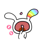 Happy Rainbow Rabbit ( Japan )（個別スタンプ：22）