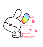 Happy Rainbow Rabbit ( Japan )（個別スタンプ：24）