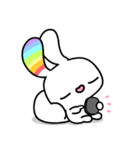 Happy Rainbow Rabbit ( Japan )（個別スタンプ：28）