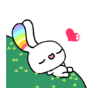 Happy Rainbow Rabbit ( Japan )（個別スタンプ：40）