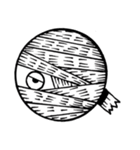 ものくろミイラくん（個別スタンプ：4）