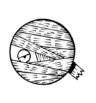 ものくろミイラくん（個別スタンプ：5）