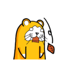びくハムとニヤウサの日常2日目（個別スタンプ：34）